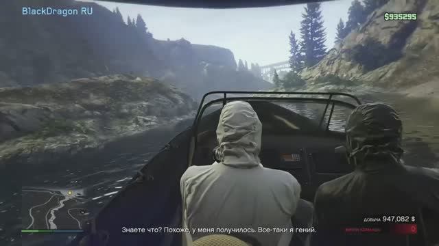 Грандиозный финал ограбления от первого лица в GTA V