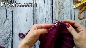 Вязаная шапка из толстой пряжи с описанием. Мастер-класс