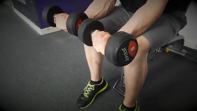 Сгибание рук в запястьях с гантелями смотреть онлайн