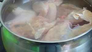 Бульон с горошком