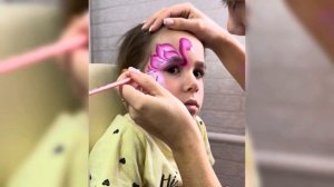 Как нарисовать аквагрим Фламинго