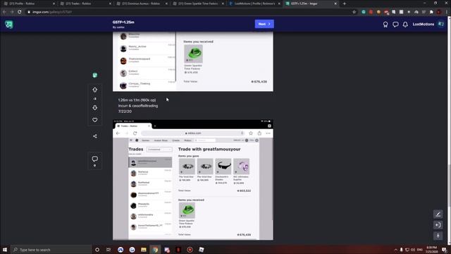 I GOT GREEN SPARKLE TIME FEDORA | Roblox Trading смотреть онлайн
