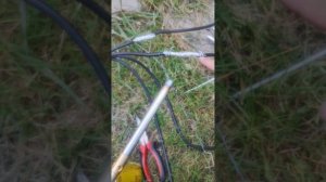 Пайка Сип провода 4x16