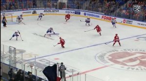 Marchenko sends it home off the slot