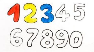 Learn Number Names 1 to 10 | 123 Numbers | 1234 Counting | 12345 Kids Video | Step by step