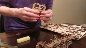 Building Ugears Disney Train Mechanical Model