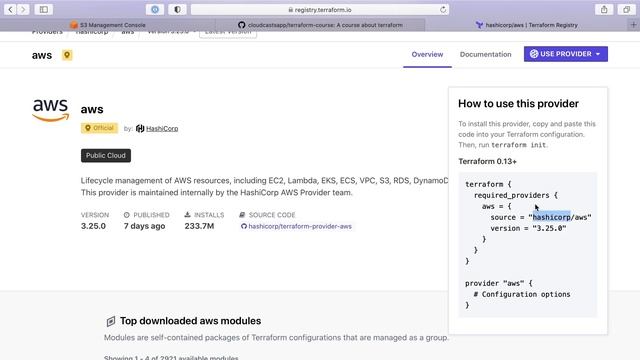 Configuring Terraform's AWS Provider смотреть онлайн
