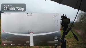 ☀ Цифра за пять копеек. Нашлёпка Walksnail на аналоговых очках. [WS VRX Stock Test]