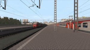 Отправление электропоезда Санкт-Петербург — Зеленогорск с Финляндского вокзала | Trainz 19