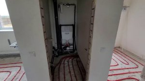 Тёплый пол во Фрегате. перепланировка санузла, электрокотел и термоголовки.