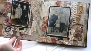 Семейный фотоальбом в стиле Heritage