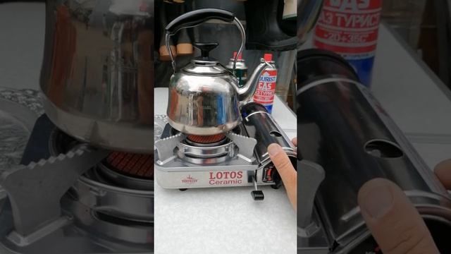 Газовая мини плита Лотос керамик фирмы Турист смотреть онлайн