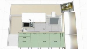 Размещение микроволновки в кухонном гарнитуре