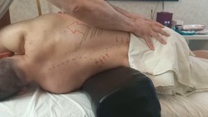 Все приемы скруток поясницы лежа на столе при сколиозе! Часть 4.  Мануальная терапия - обучение.