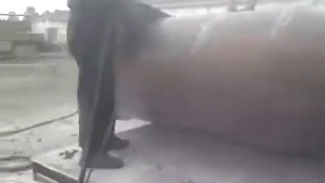 Очистка прямоточного циклона от краски и коррозии смотреть онлайн