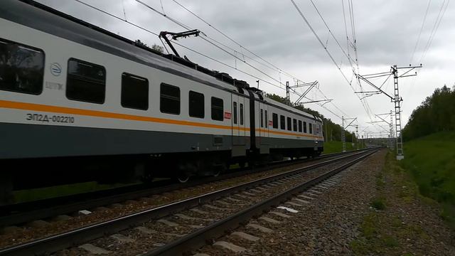 ЭП2Д-0022 и начало дождя... смотреть онлайн