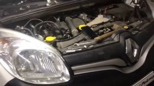 Renault Kangoo 1.5 dci K9K. Замена РЕМНЯ ГРМ, ПОМПЫ. Рено Кенго 3. Timing belt 1.5 dci K9K. 119z.