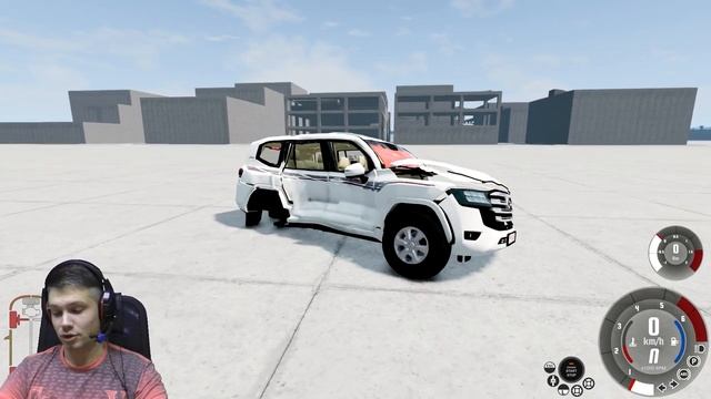 Краш тесты Toyota LC 300 в BeamNG.drive//Frolov Ncap. смотреть онлайн