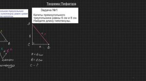 Теорема Пифагора - легко