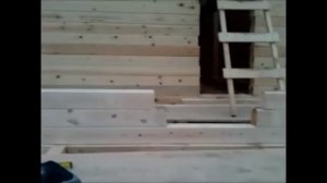 сборка сруба в тёплый угол