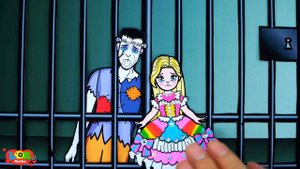 Cartoon - paper diy Reluctant Father & Rapunzel Daughter - Rapunzel Compilation 놀이 종이