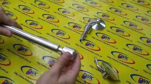 Зеркала в руль мотоцикла серебро круглые