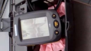 Показания эхолота Humminbird Pirahna 170 после дноуглубительного снаряда на Волге