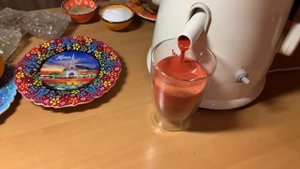 Сок из клубники,клубничный фреш