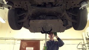 Установка защиты картера