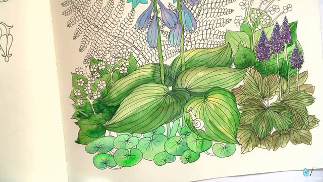 Раскрашиваю акварелью "В час заката" Марии Тролле смотреть онлайн