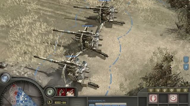 Company of Heroes 88 mm flak 36 at/aa смотреть онлайн