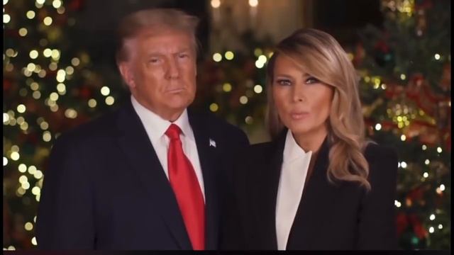 рождественское послание президента Трампа и первой леди смотреть онлайн