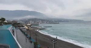 По Крыму пешком. Зимняя набережная Ливадии и Ялты. Гурзуф. Краснокаменка. Аю-Даг. Партенит