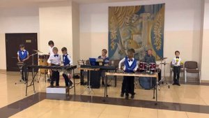 Голубой вагон. Ансамбль ударных инструментов г.Сочи Муз.школа №3