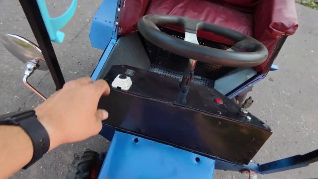 Самодельный электро трактор для моих дочерей смотреть онлайн