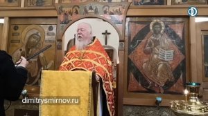 Протоиерей Димитрий Смирнов. Проповедь о любви к Богу и ближнему и о прощении грехов