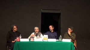 Presentación libros Paso de Gato (Juan Villoro, Bertha Hiriart, Hiram Molina, Alberto Villarreal)