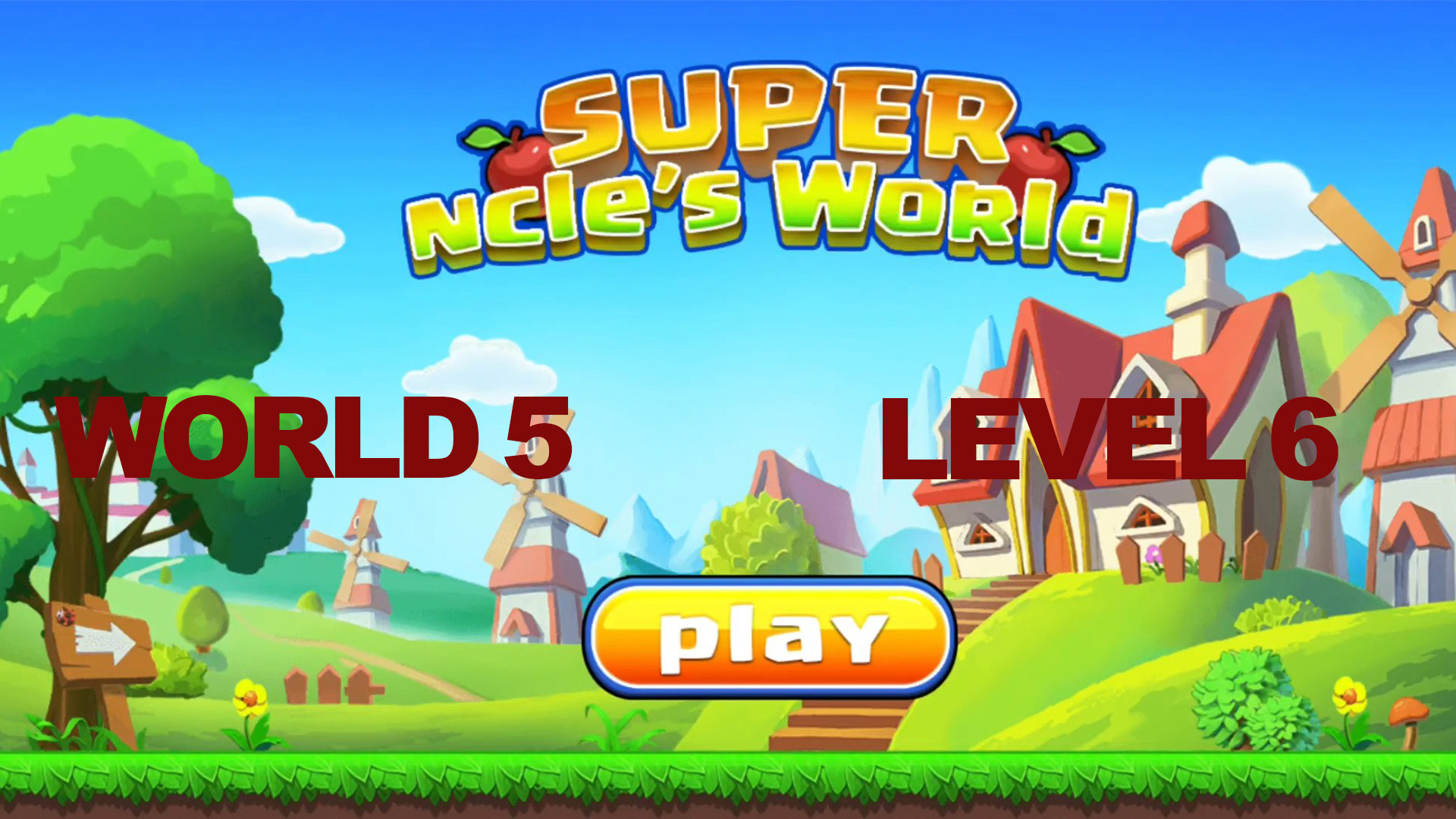 Super ncle's  World 5. Level 6.