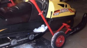 тележка для перемещения снегохода