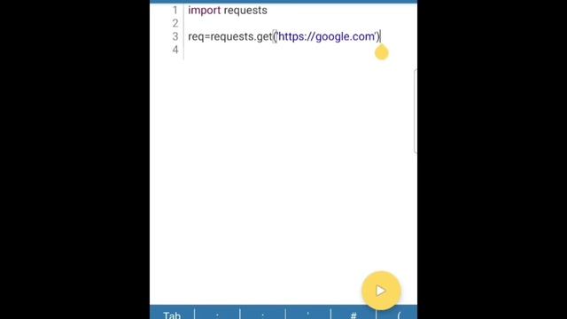 get source code of webpage using python only 3 lines of code #python #request #get #htmlcode #scrap