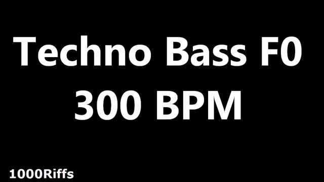 Techno Bass Metronome F0 : 300 BPM : Beats Per Minute смотреть онлайн