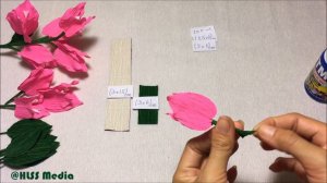 Beautiful bougainillea paper flower making easy and fast-diy crepe paper flowers design step by ste