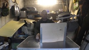 Складное самодельное кресло в лодку ПВХ.