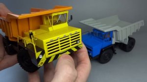 БелАЗ-7522 (ранний) Карьерный самосвал - коллекционная масштабная модель | Дилерские модели БелАЗ