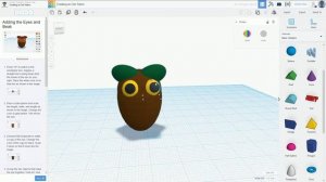 TinkerCad - Tutorial 5.2 - How to build a Totem Pole (Owl)