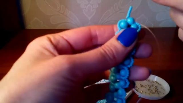 Браслет из бисера и бусин. Мастер - класс. Tutorial. Bracelet смотреть онлайн