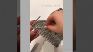 Вязаная косметичка , вязаная сумочка