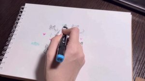 АСМР звуки письма/рисования |маркеры, ручки ✏️