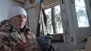 Привада на лису работает.Очередная засидка на лабазе,ждем лису!!!