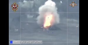 Уничтожение двух БМП-2 ВСУ в районе Первомайского/Destruction of two BMP-2 APU near Pervomaisky